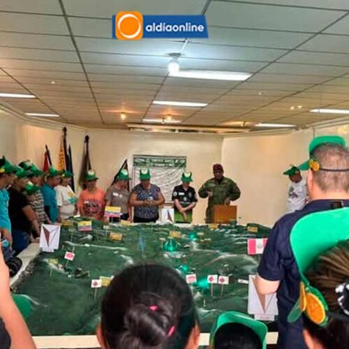 GRUPO DE FUERZAS ESPECIALES 26 CENEPA RECIBE A LOS BENEFICIARIOS DEL PROYECTO MUNICIPAL DE ATENCIÓN DOMICILIARIA A PERSONAS CON DISCAPACIDAD