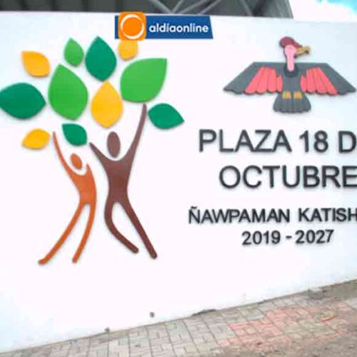 TRABAJOS DE PLAZA 18 DE OCTUBRE DEL CENTRO URBANO DE SAQUISILÍ A DOS SEMANAS DE CONCLUIR (VIDEO)