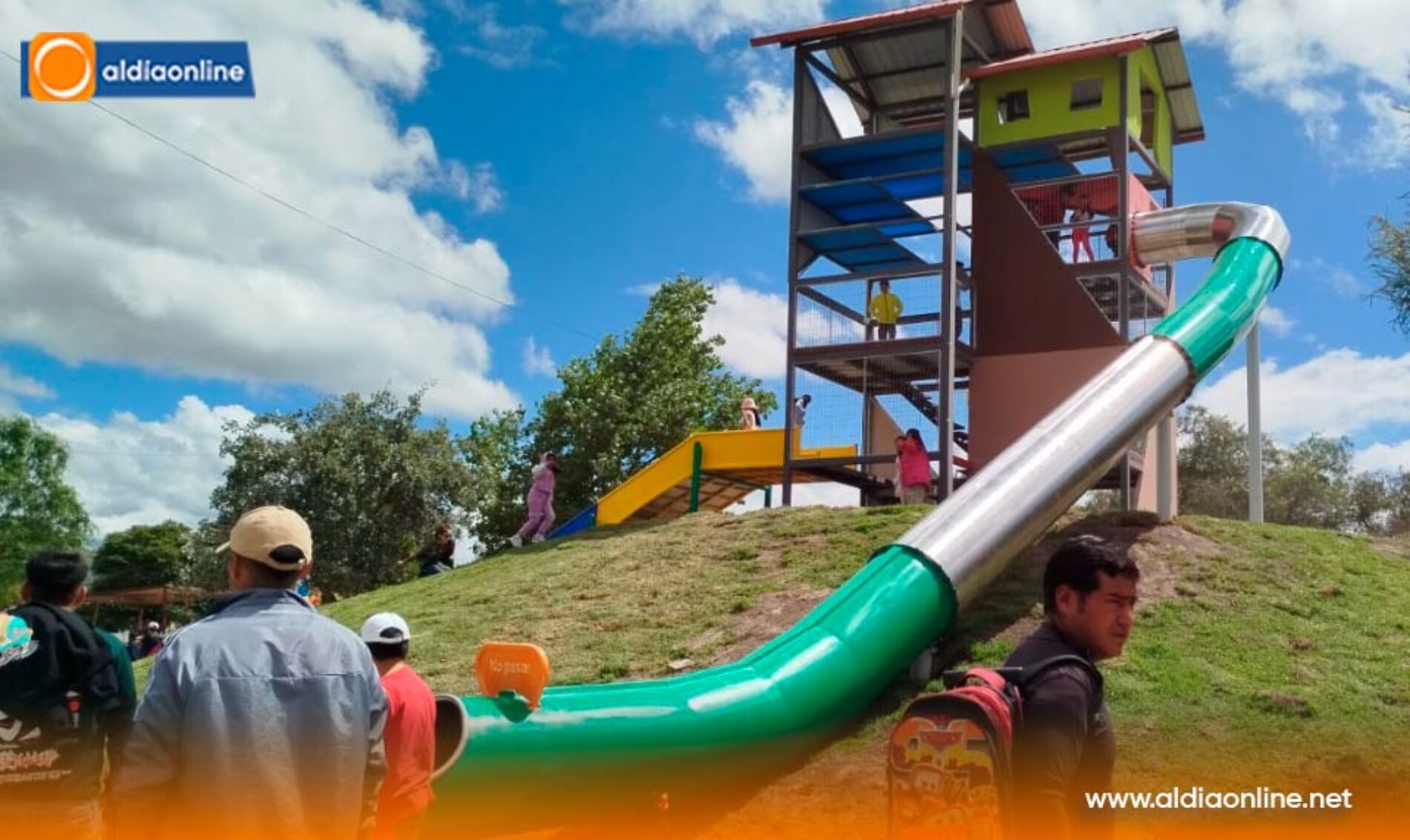 VOLVIÓ LA ALEGRÍA AL PARQUE DE LA FAMILIA DE SALCEDO CON NUEVAS Y FLAMANTES DISTRACCIONES (VIDEO)