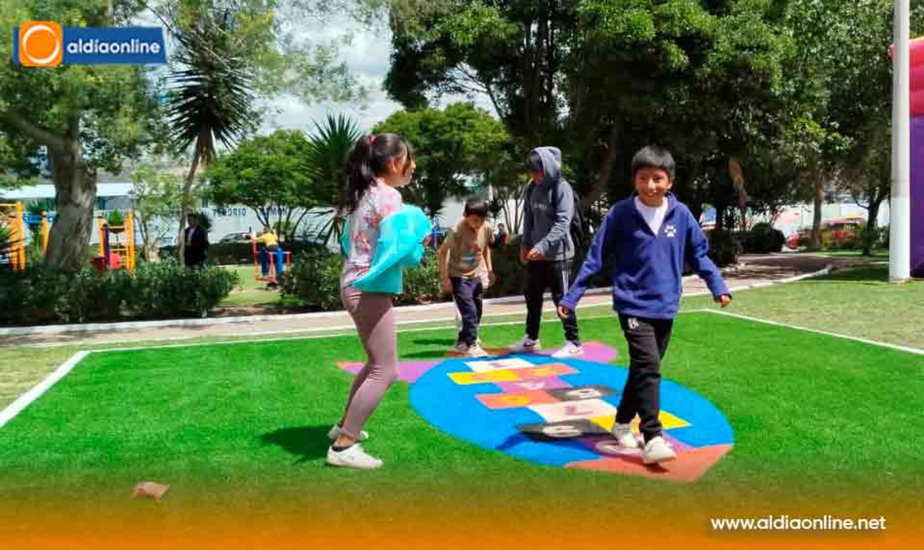 VOLVIÓ LA ALEGRÍA AL PARQUE DE LA FAMILIA DE SALCEDO CON NUEVAS Y FLAMANTES DISTRACCIONES (VIDEO)