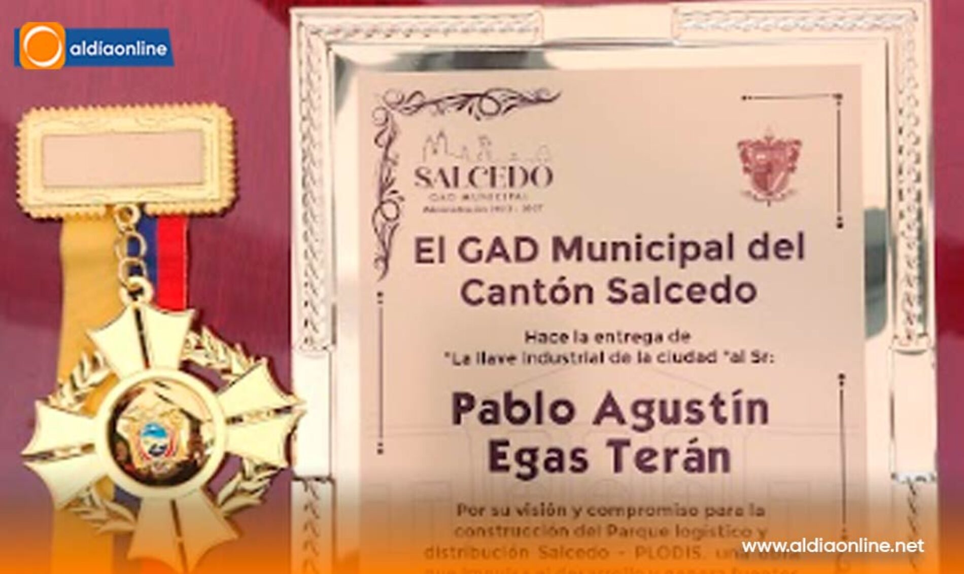 ALCALDÍA DE SALCEDO PRESENTE EN LA INAUGURACIÓN DEL PARQUE INDUSTRIAL Y LOGÍSTICO  (PLODIS)