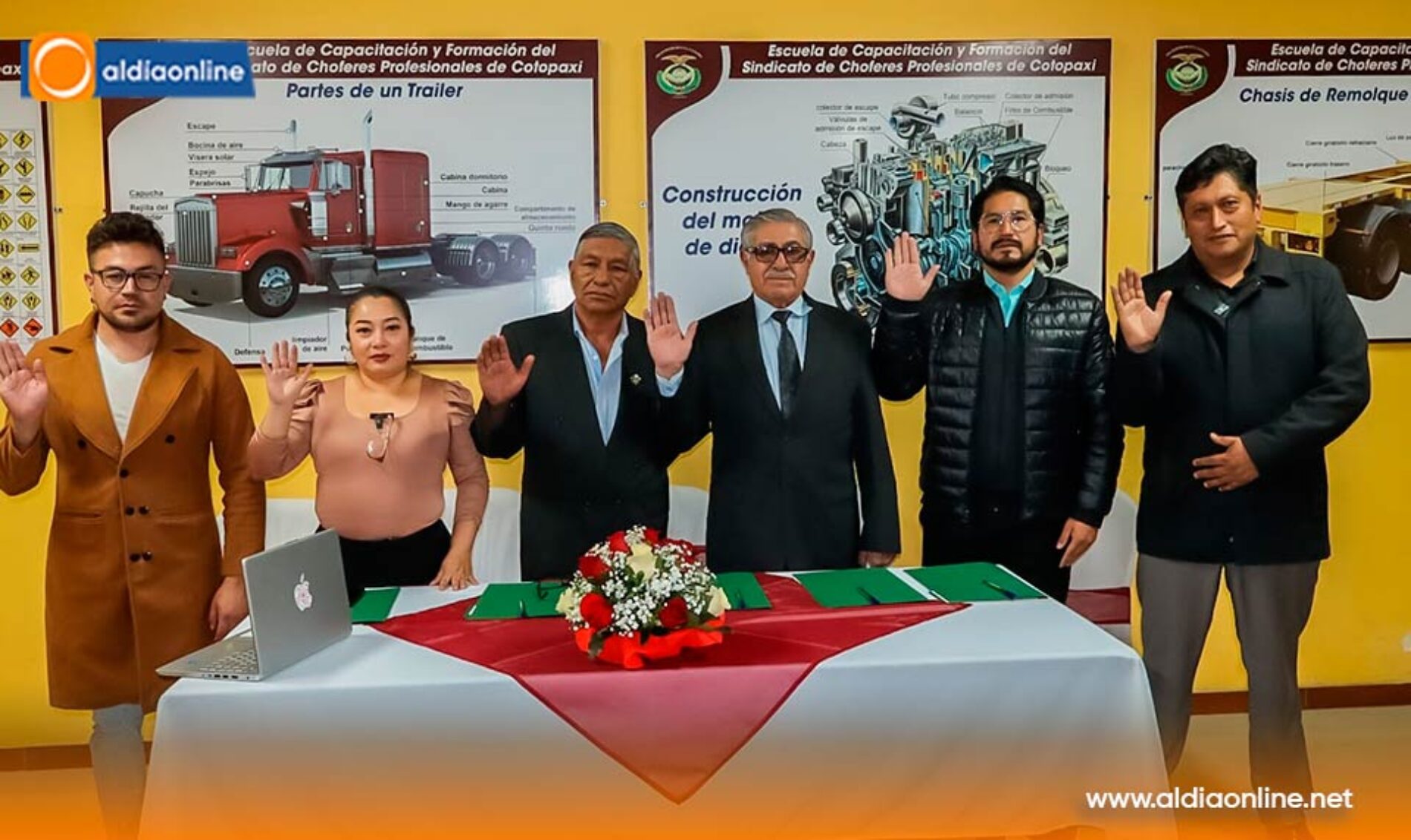 POSESIÓN DEL TRIBUNAL ELECTORAL DEL SINDICATO DE CHOFERES PROFESIONALES DE COTOPAXI