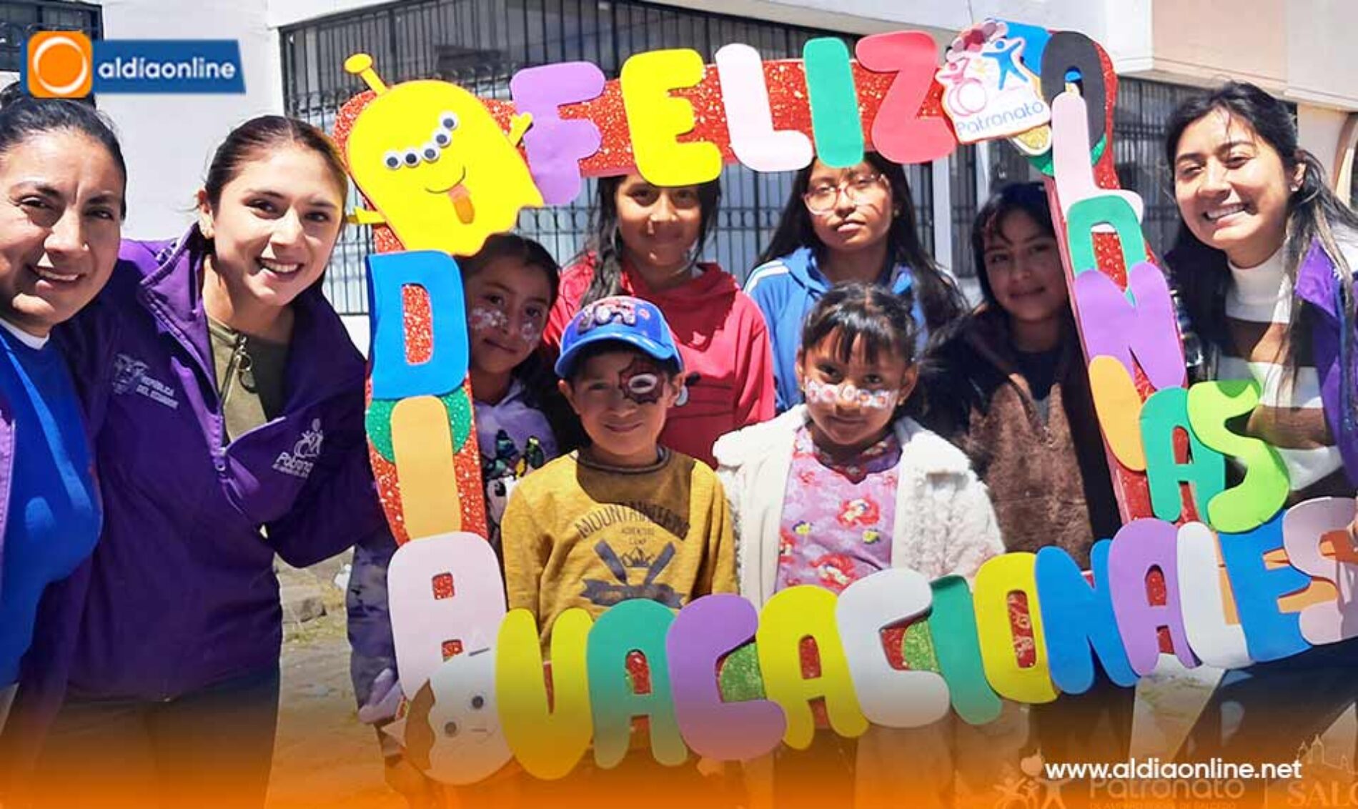 LOS NIÑOS DEL PROYECTO DE ERRADICACIÓN INFANTIL EN SALCEDO CULMINARON LAS COLONIAS VACACIONALES