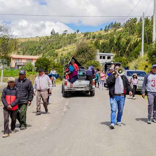 LA PREFECTURA DE COTOPAXI INICIA NUEVA OBRA VIAL EN LA PARROQUIA CANCHAGUA