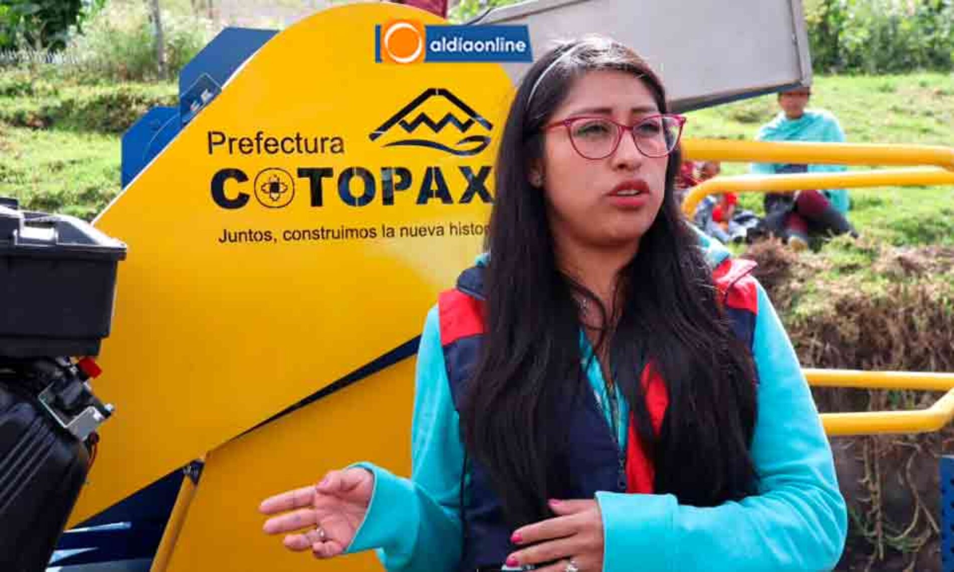 TRILLADORA AGRÍCOLA ENTREGA GAD PROVINCIAL DE COTOPAXI A MUJERES PRODUCTORAS DE LOS PÁRAMOS DE PUJILÍ