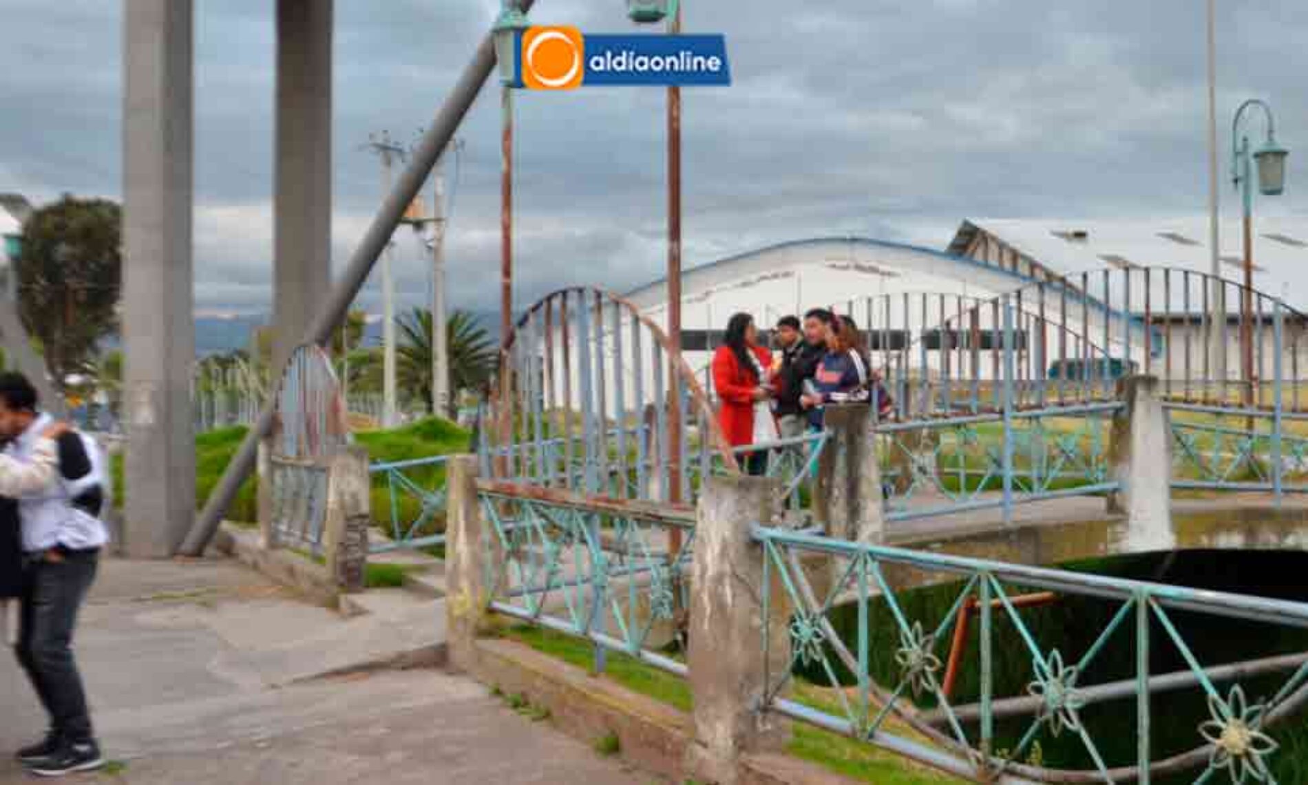 DIRECTIVA DEL BARRIO LA LAGUNA ESTARÁN PENDIENTES DE LOS TIEMPOS DE LA OBRA MUNICIPAL DEL PARQUE LINEAL (VIDEO)