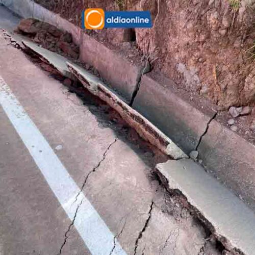EL MOVIMIENTO EN MASA DE CUTURIVI CHICO AVANZA SILENCIOSAMENTE, CUIDADO Y NOS SORPRENDE