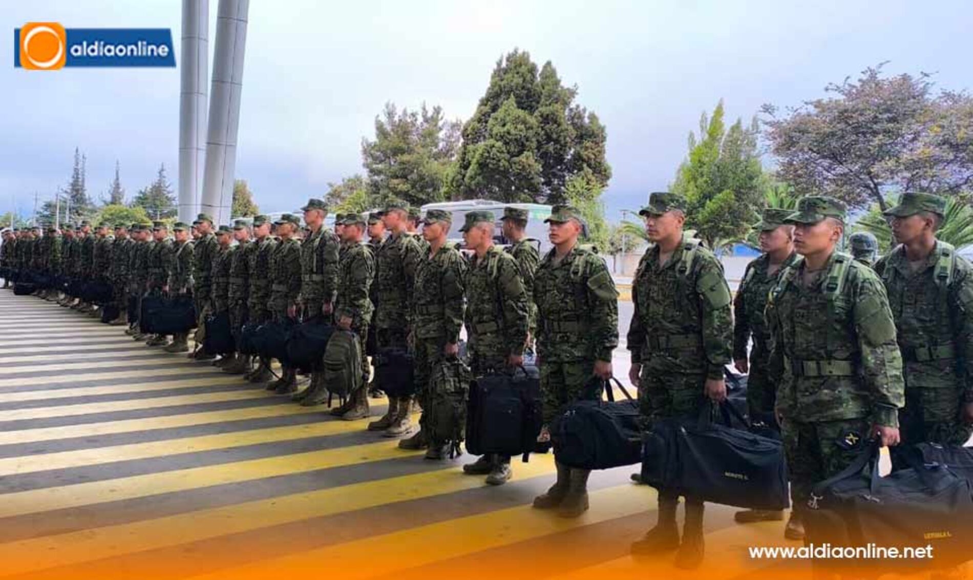 1600 SOLDADOS SE DESPLAZARON A VARIAS PROVINCIAS DEL PAÍS PARA REFORZAR LA SEGURIDAD INTERNA