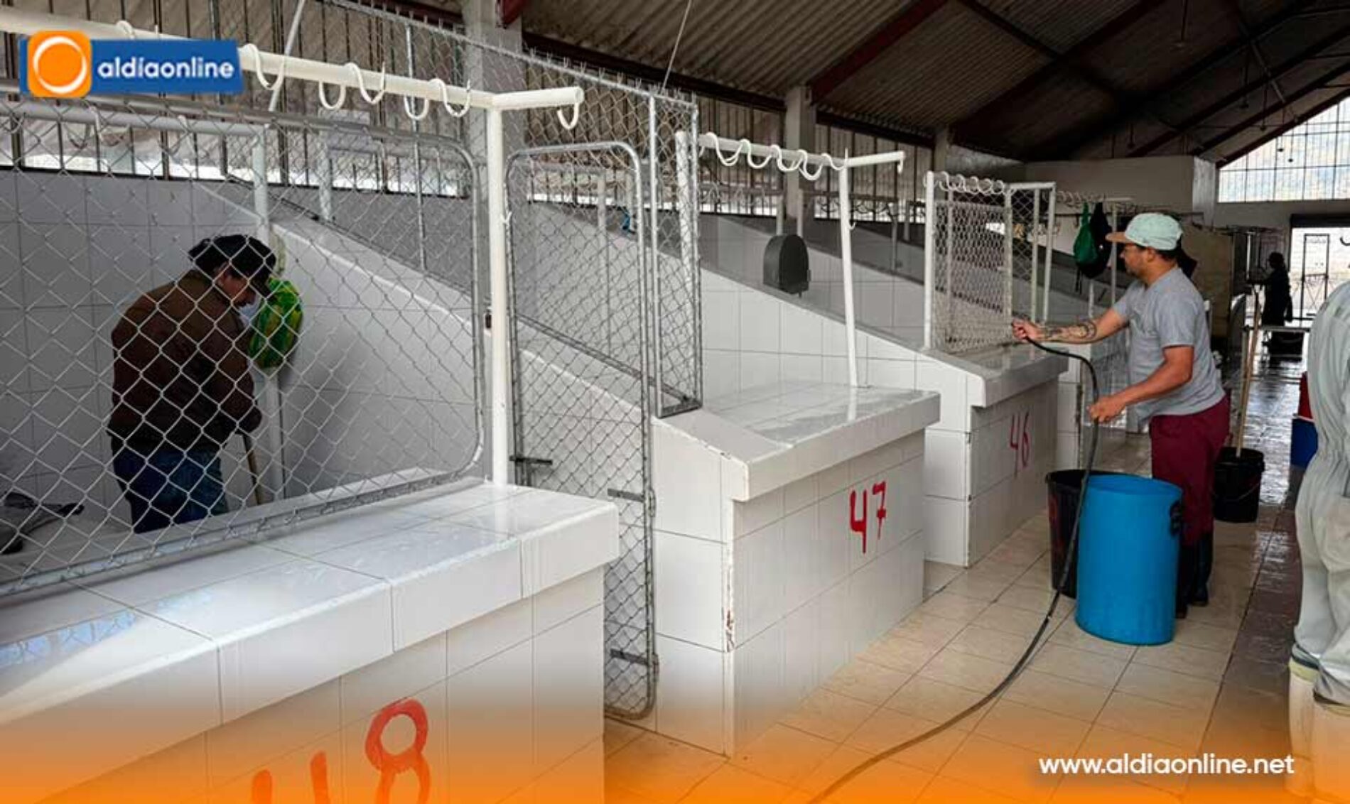 CAMAL MUNICIPAL DE SAQUISILÍ RECIBIÓ UNA LIMPIEZA Y DESINFECCIÓN PROFUNDA EN LAS NAVES DE EXPENDIO DE CARNE