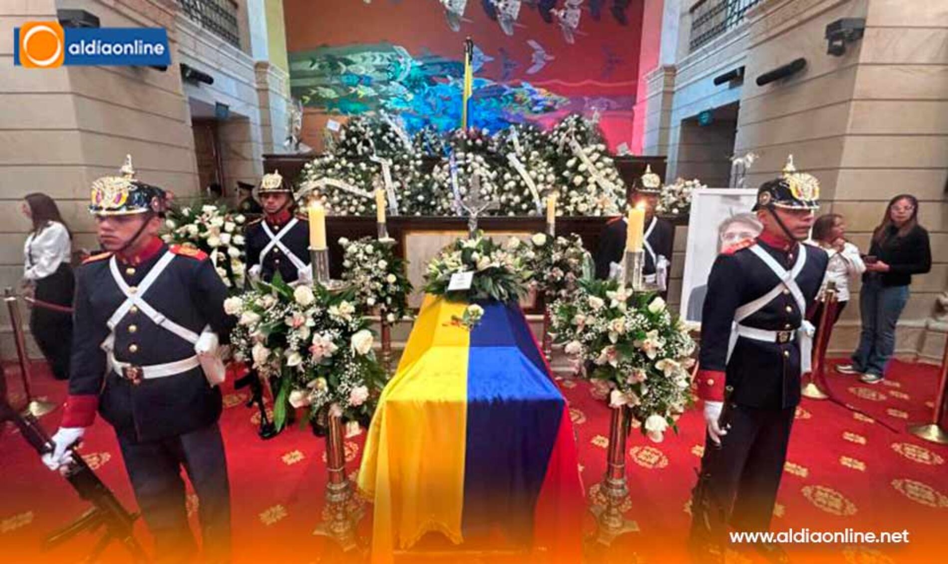 EL ADIÓS A MIGUEL URIBE TURBAY EN COLOMBIA EN MEDIO DE TENSIONES ESTE MIÉRCOLES 13 DE AGOSTO