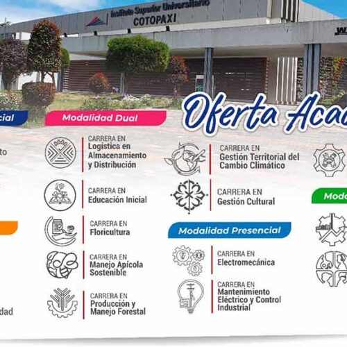 NUEVAS CARRERAS APROBADAS PARA EL INSTITUTO SUPERIOR UNIVERSITARIO COTOPAXI