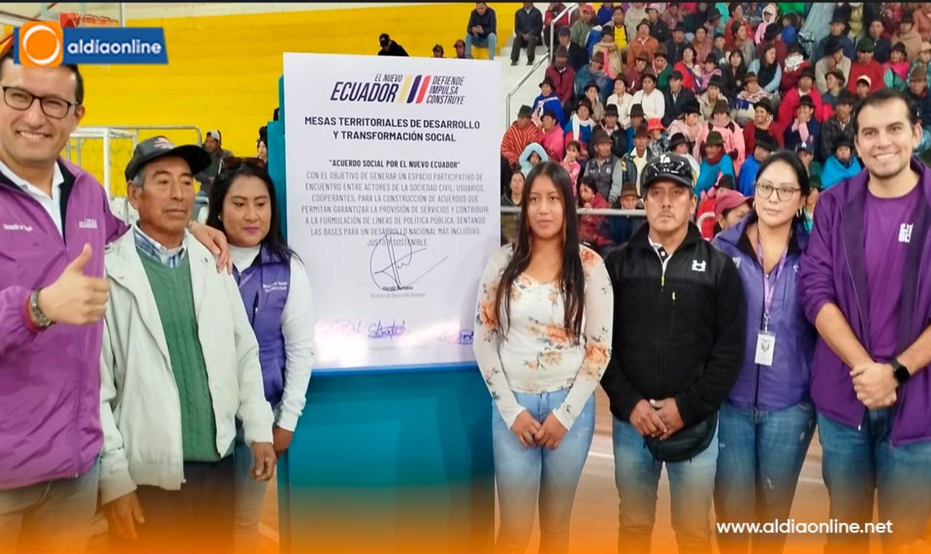 MINISTRO HAROLD BURBANO FIRMÓ CARTA COMPROMISO “ACUERDO SOCIAL POR EL NUEVO ECUADOR” EN PUJILÍ Y SAQUISILÍ (VIDEOS).