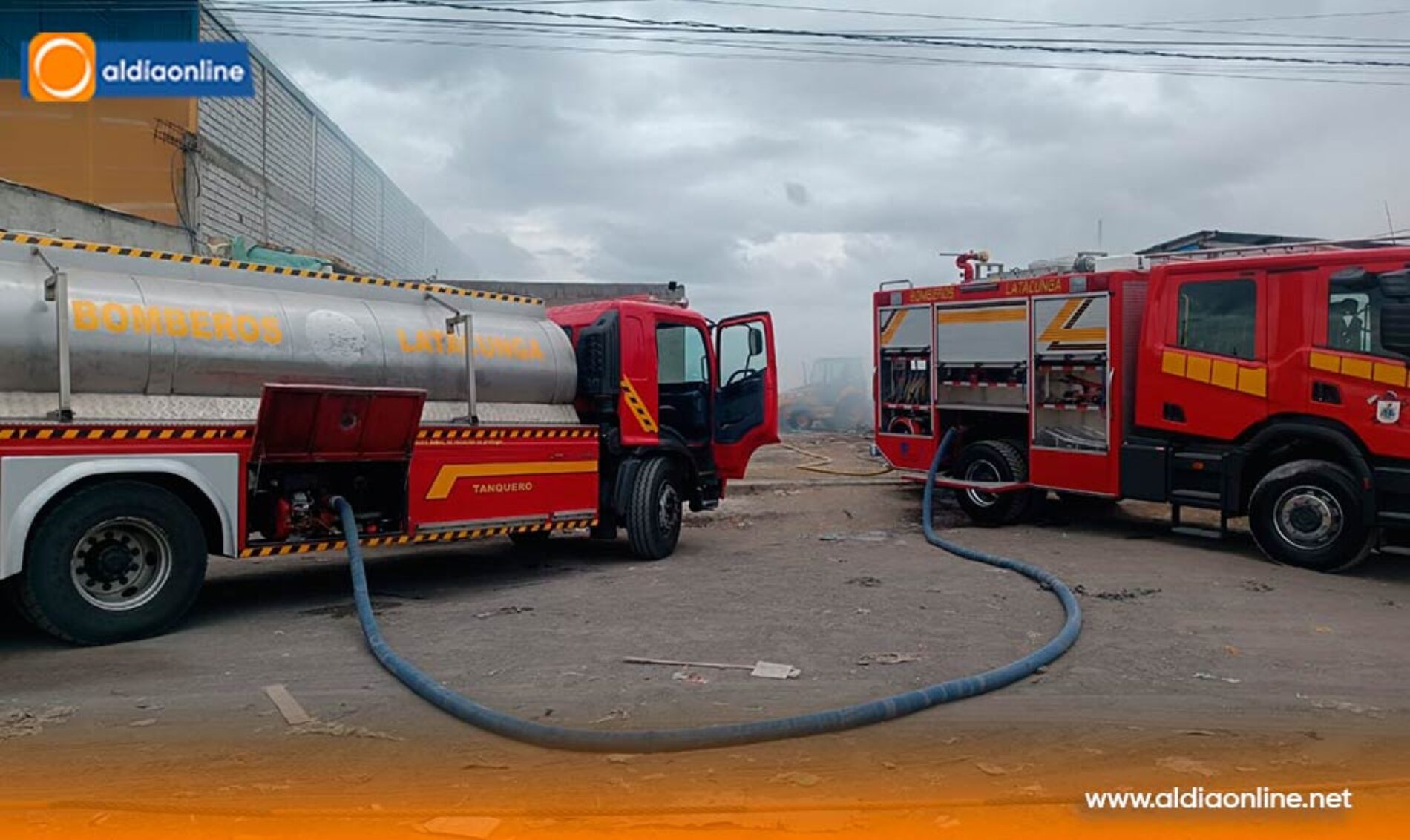 INCENDIO ESTRUCTURAL EN LA PARROQUIA ELOY ALFARO FUE ATENDIDA DE BOMBEROS DE LATACUNGA