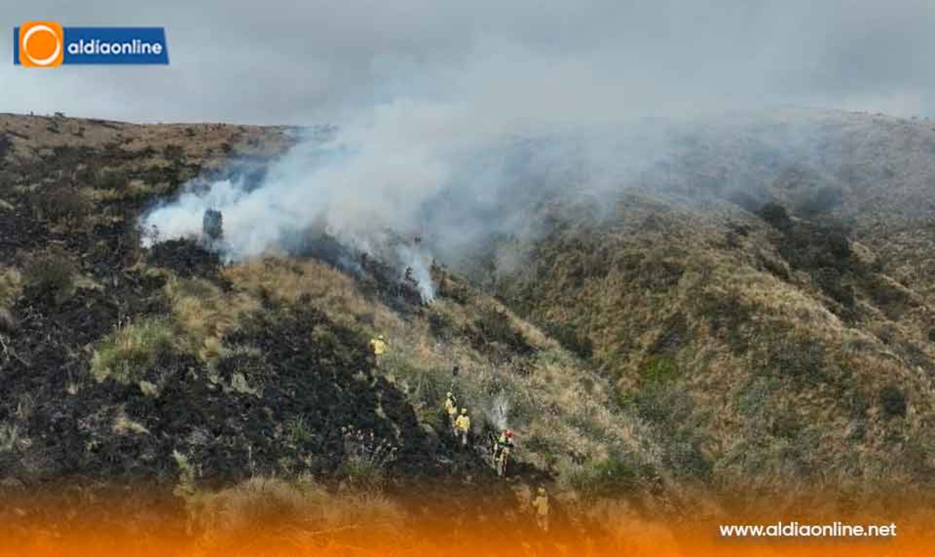 INCENDIO FORESTAL EN LA RESERVA ECOLÓGICA LOS ILINIZAS FUE CONTROLADO POR EL CUERPO DE BOMBEROS DE LATACUNGA