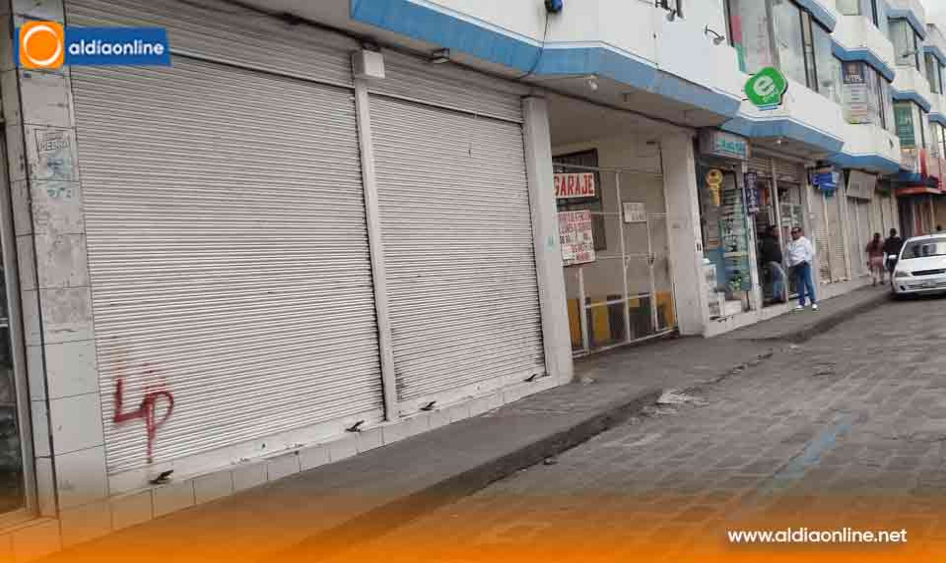 COMERCIANTES DEL CENTRO DE LATACUNGA  SOLICITARÁN A GOBERNADOR LEVANTAR LA  RESTRICCIÓN DEL PASO PEATONAL