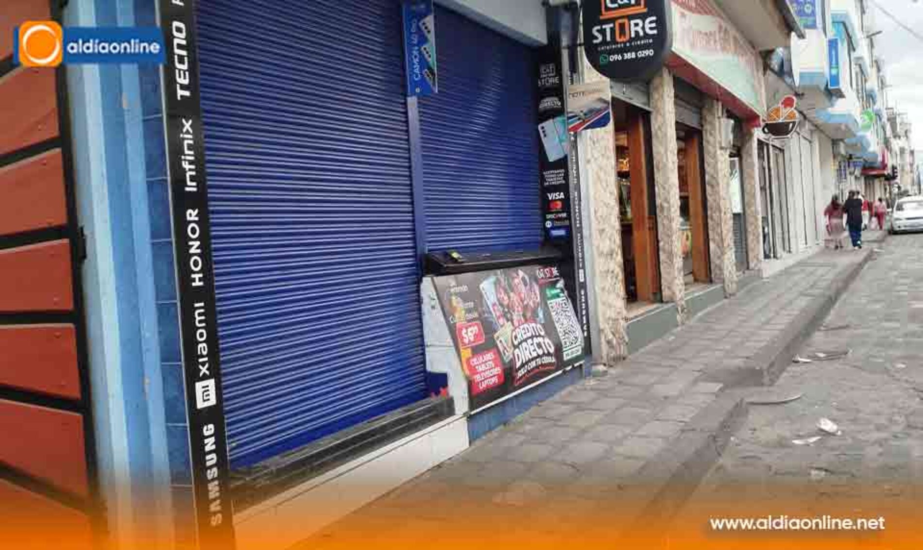 COMERCIANTES DEL CENTRO DE LATACUNGA  SOLICITARÁN A GOBERNADOR LEVANTAR LA  RESTRICCIÓN DEL PASO PEATONAL