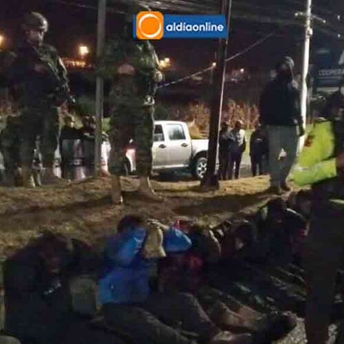 OCHO MANIFESTANTES FUERON DETENIDOS EN EL CANTÓN SAQUISILÍ Y SON JUDICIALIZADOS  (VIDEO)