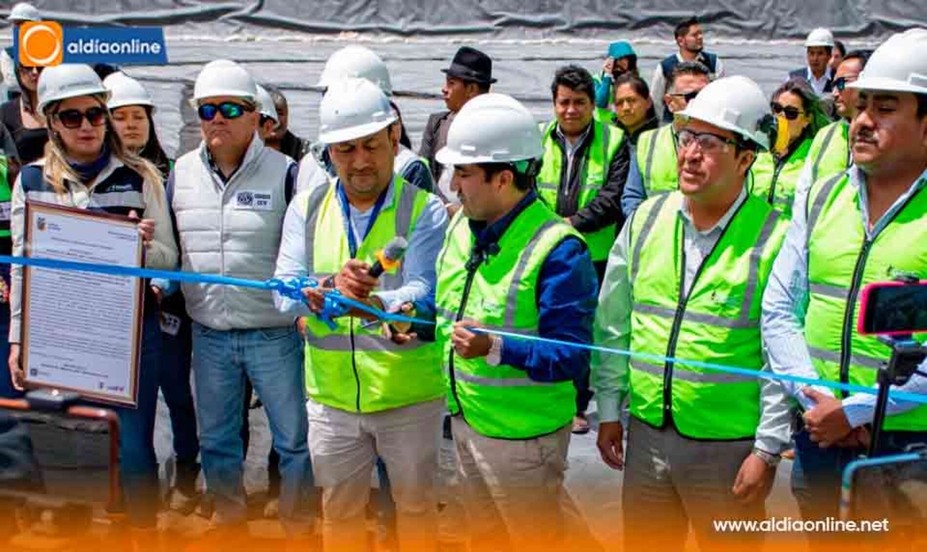 EPAGAL Y MUNICIPIO LATACUNGA INAUGURAN NUEVA CELDA EMERGENTE EN EL SECTOR DE INCHAPO