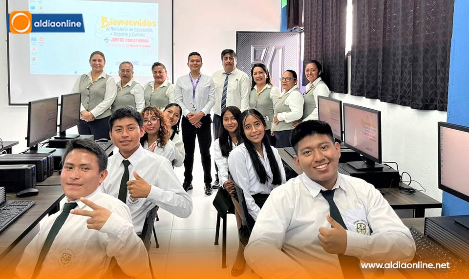 MÁS DE $183 MIL DESTINADOS A MODERNOS LABORATORIOS DE INFORMÁTICA EN UNIDADES EDUCATIVAS DE COTOPAXI Y PASTAZA