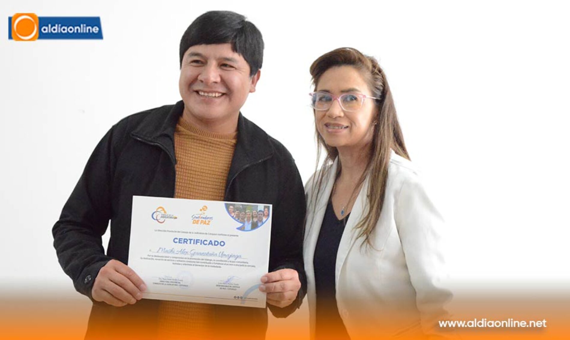 CONSEJO DE LA JUDICATURA DE COTOPAXI RECONOCIÓ A PAÚL EDUARDO RAMÓN PAZMIÑO COMO GANADOR DE BUENAS PRÁCTICAS DE JUSTICIA DE PAZ.(VIDEO)