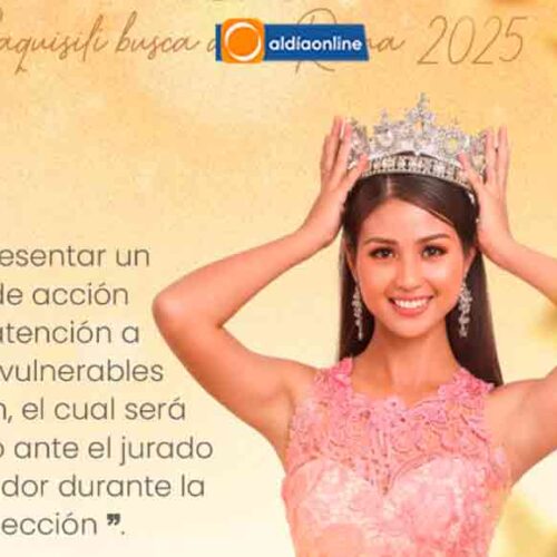 SAQUISILÍ BUSCA A SU REINA 2025 Y DEBERÁ PRESENTAR PROYECTO DE ACCIÓN SOCIAL HASTA EL 6 DE OCTUBRE