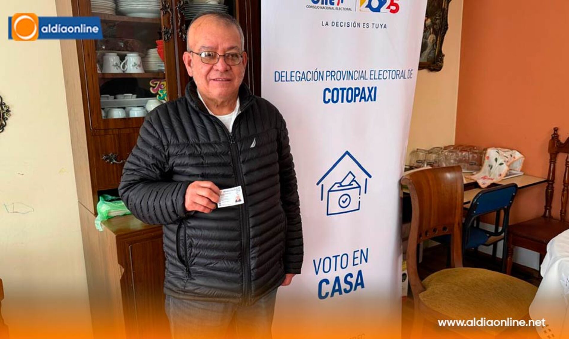 CNE COTOPAXI DESARROLLÓ CON ÉXITO EL PROCESO DE VOTO EN CASA