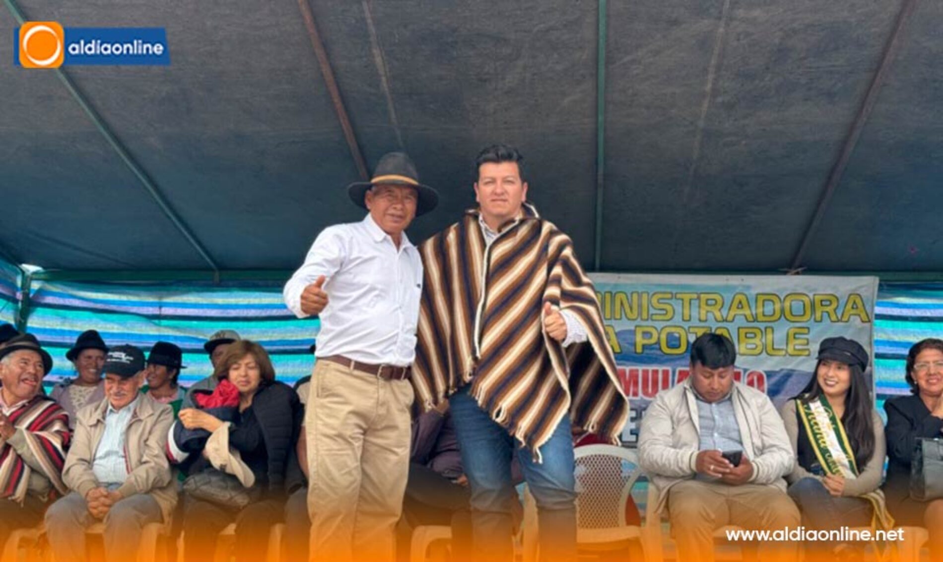 EN MULALILLO, SE INAUGURA OBRA DE AGUA POTABLE EN BENEFICIO DE 500 FAMILIAS