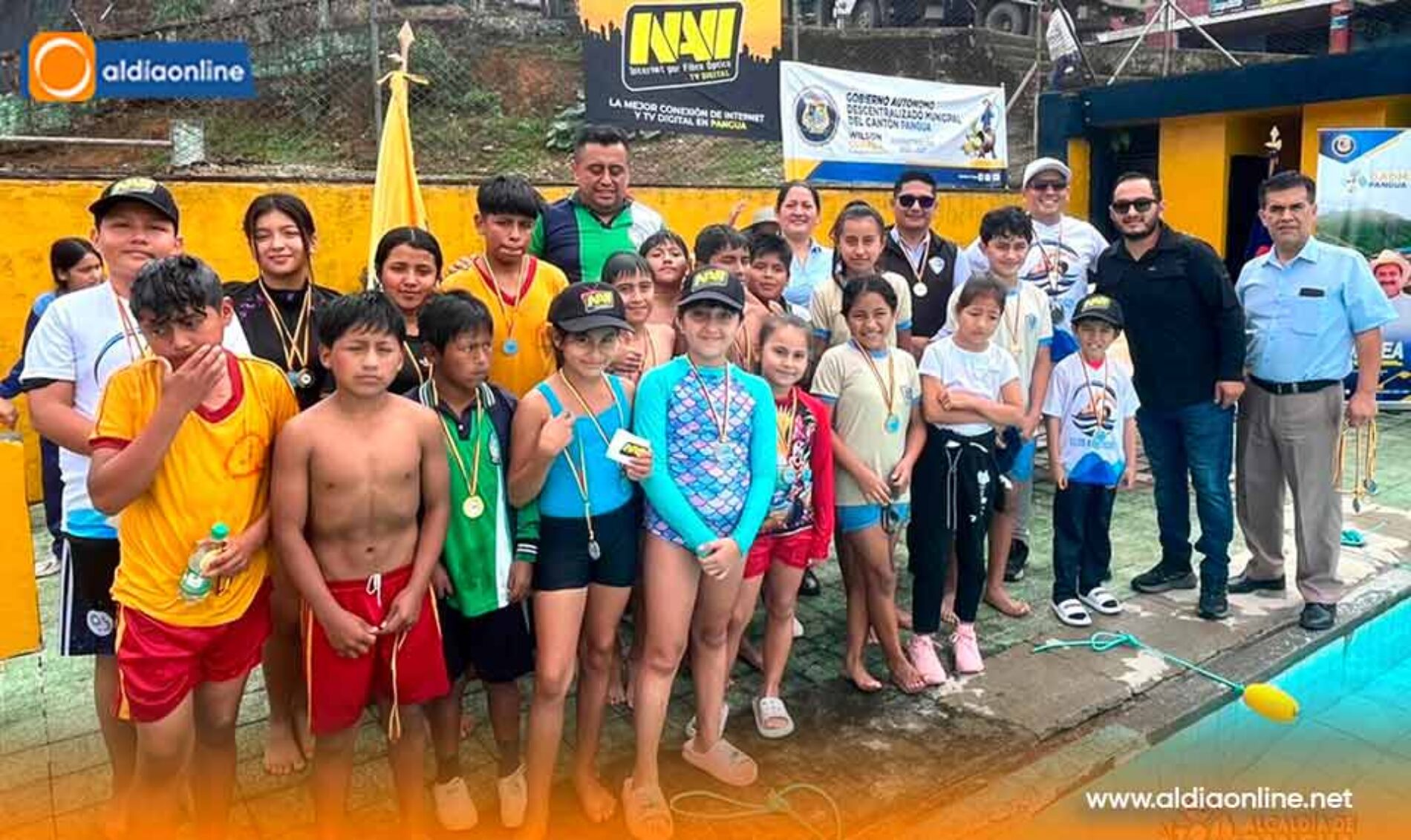 ALCALDÍA DE PANGUA IMPULSA EL DEPORTE CON CONCURSO INTERCOLEGIAL DE NATACIÓN EN EL CORAZÓN