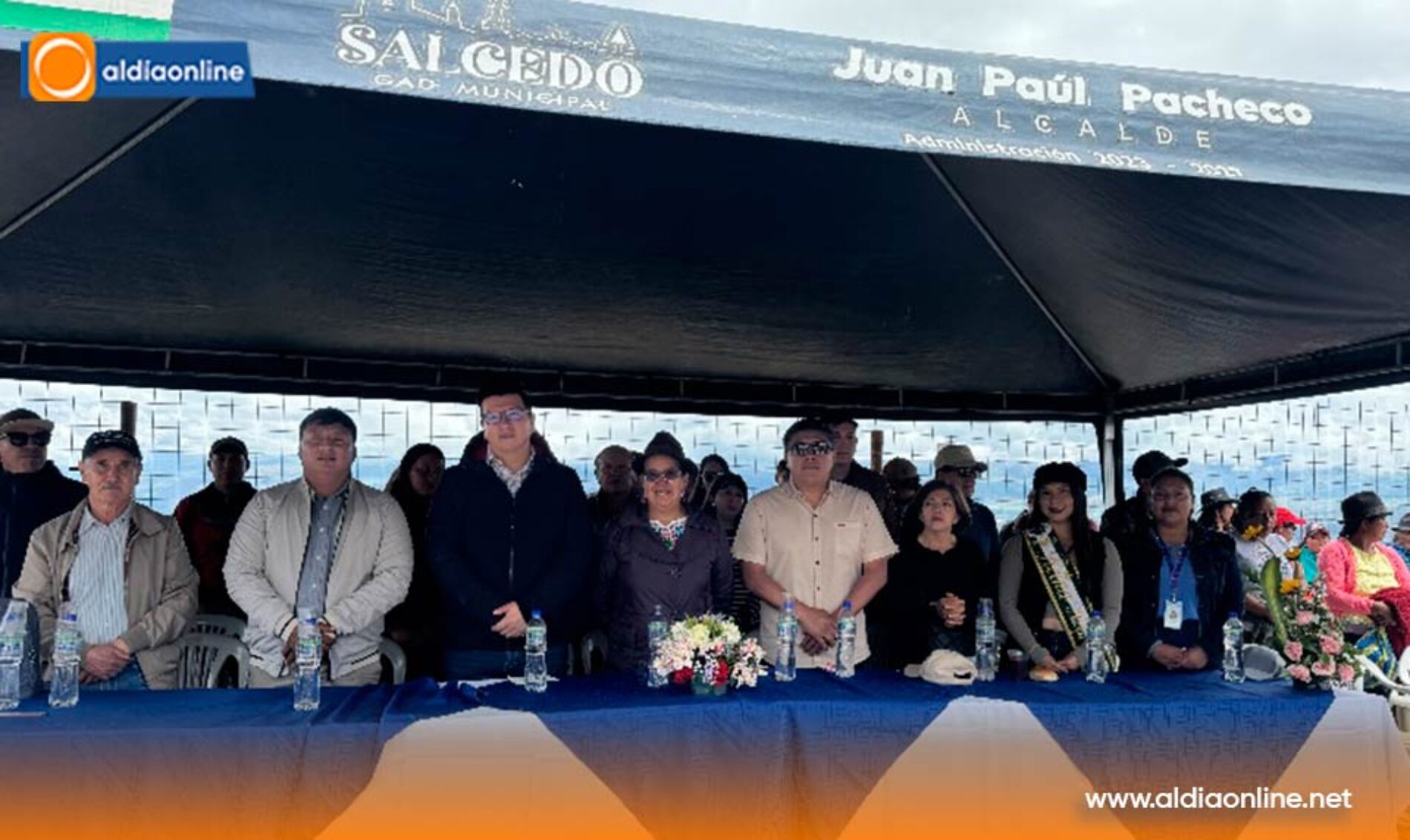 EN MULALILLO, SE INAUGURA OBRA DE AGUA POTABLE EN BENEFICIO DE 500 FAMILIAS