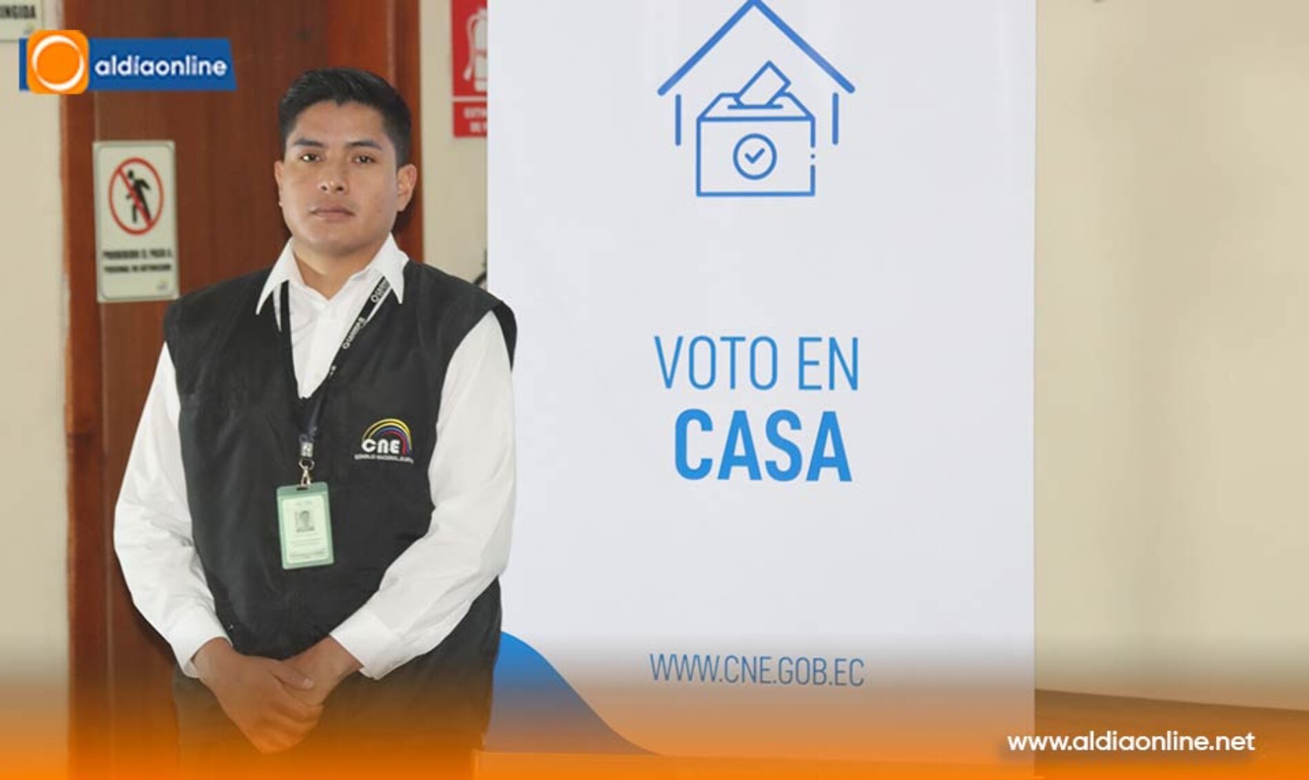 SE INAUGURÓ LA JORNADA DE VOTO EN CASA EN COTOPAXI PARA EL REFERÉNDUM Y CONSULTA POPULAR 2025