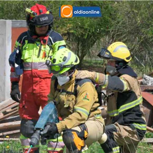 BOMBEROS DE LATACUNGA, PARTICIPA EN EL CURSO DE BÚSQUEDA Y RESCATE EN ESTRUCTURAS COLAPSADAS (BREC)