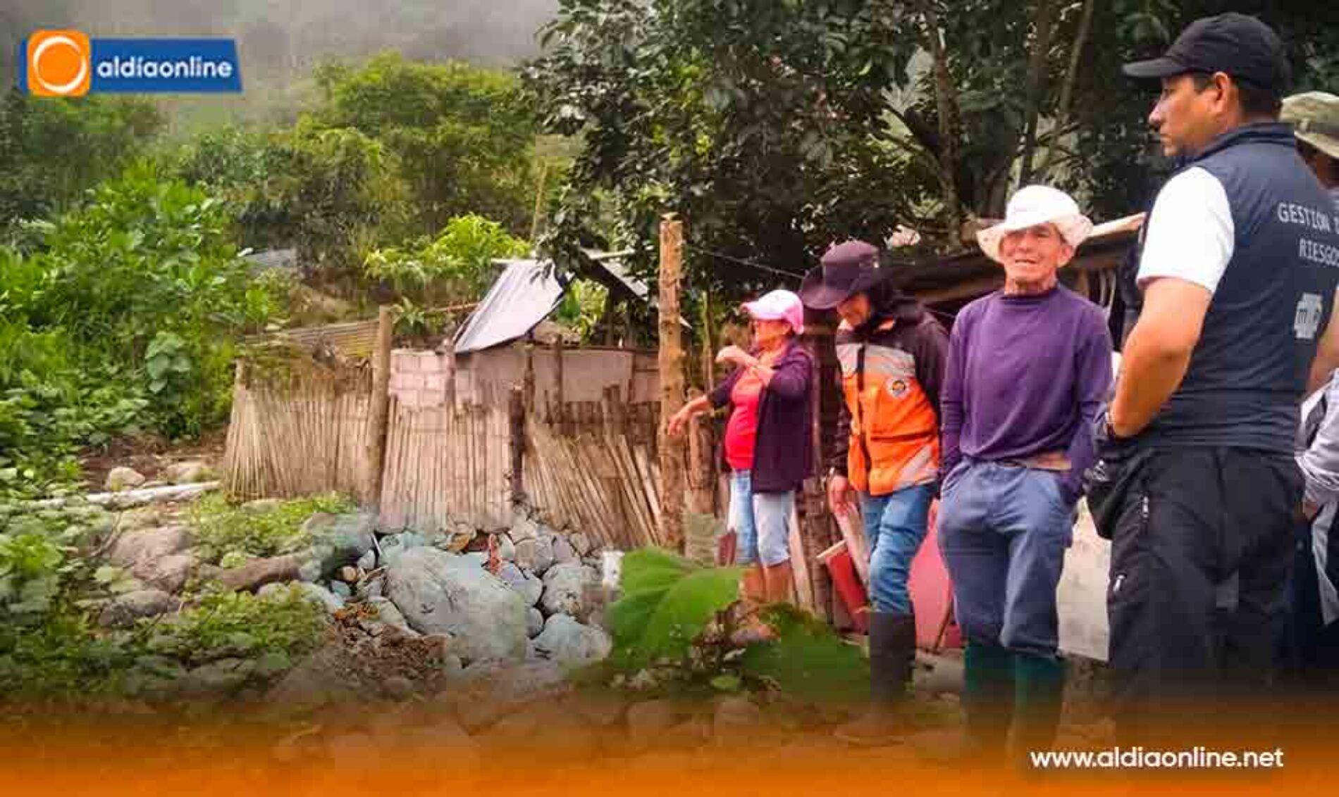PUJILÍ REFUERZA ACCIONES PREVENTIVAS ANTE AFECTACIONES POR LLUVIAS EN TINGO LA ESPERANZA