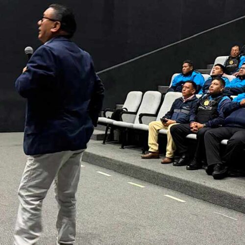 DIRECCIÓN DE SEGURIDAD CIUDADANA FORTALECE CAPACIDADES DE LOS AGENTES DE CONTROL MUNICIPAL DE LATACUNGA