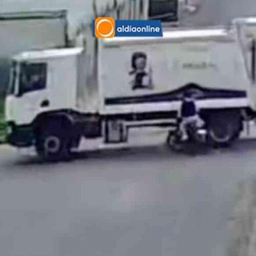 UNA PERSONA FALLECIDA TRAS IMPACTAR UN RECOLECTOR DE BASURA DE EPAGAL  CON UNA MOTOCICLETA.