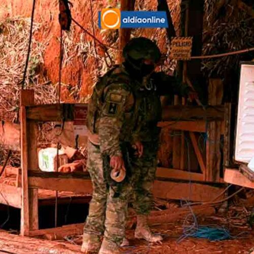 GOLPE CONTUNDENTE DA FUERZAS ARMADAS A LA MINERÍA ILEGAL EN LA MANÁ
