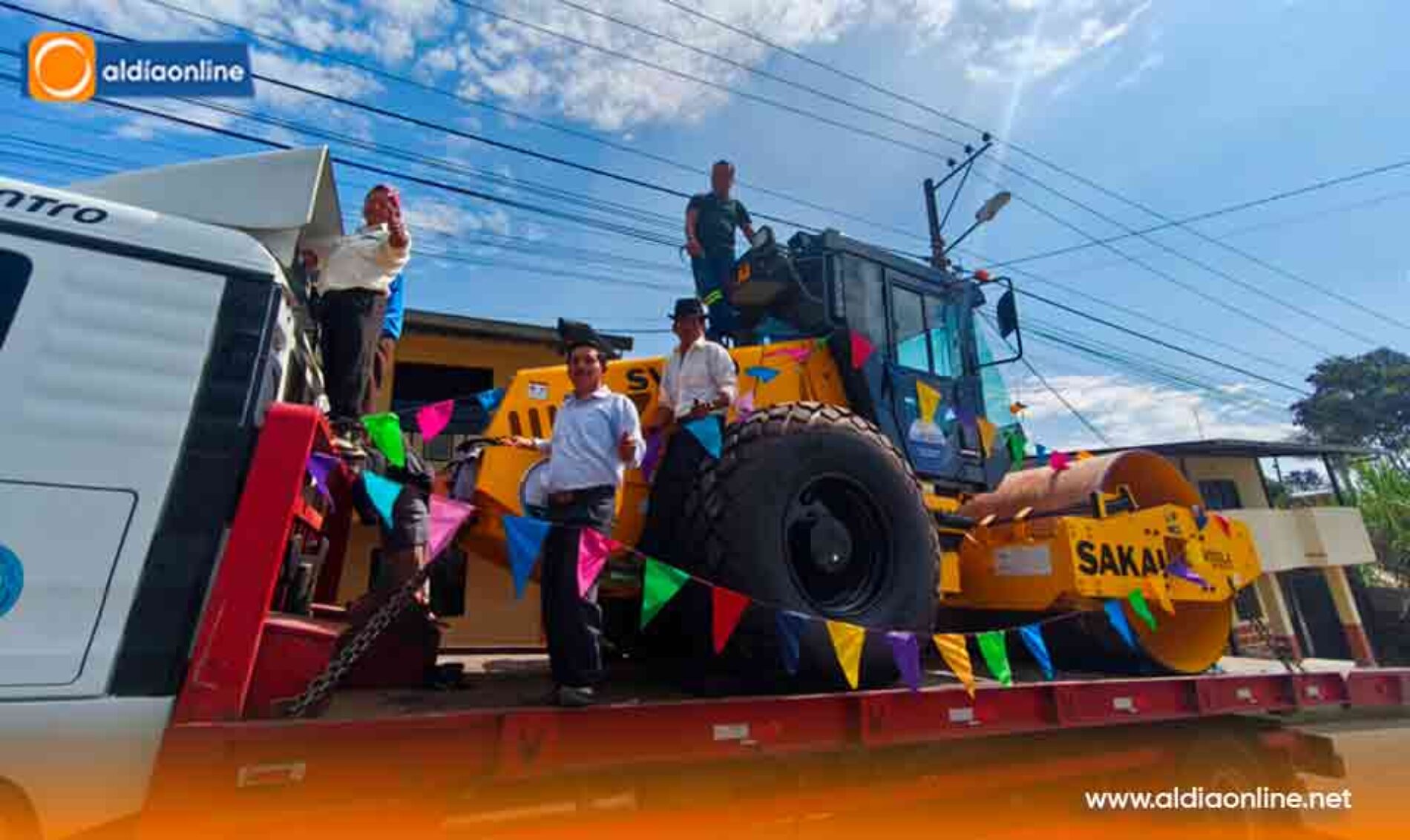 LLEGÓ NUEVA MAQUINARIA PARA TRANSFORMAR Y FORTALECER LA VIALIDAD EN PANGUA