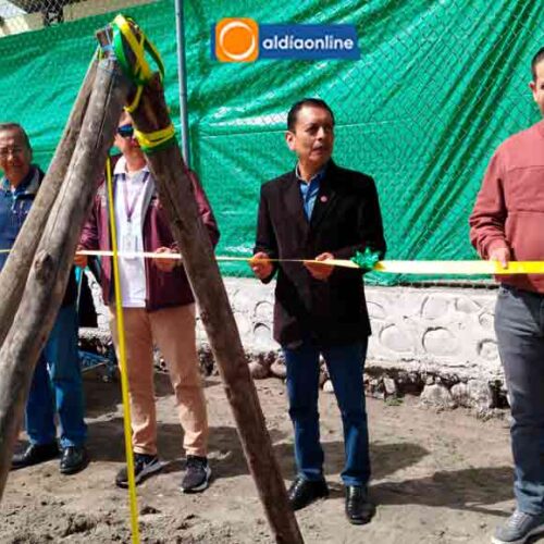 COLOCAN PRIMERA PIEDRA PARA LA OPTIMIZACIÓN DEL ESTADIO DE LA LIGA DEPORTIVA CANTONAL DE SAQUISILÍ