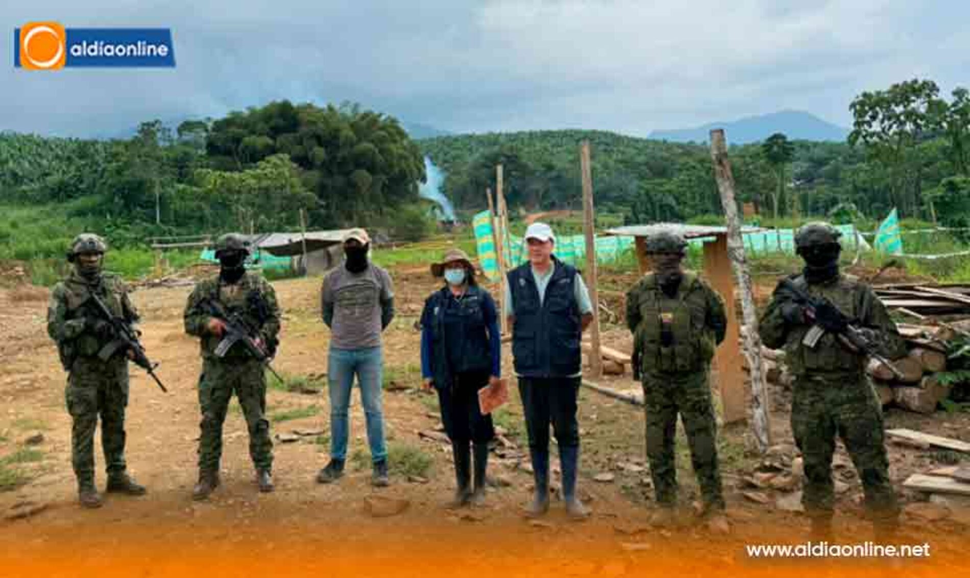 GOLPE CONTUNDENTE DA FUERZAS ARMADAS A LA MINERÍA ILEGAL EN LA MANÁ