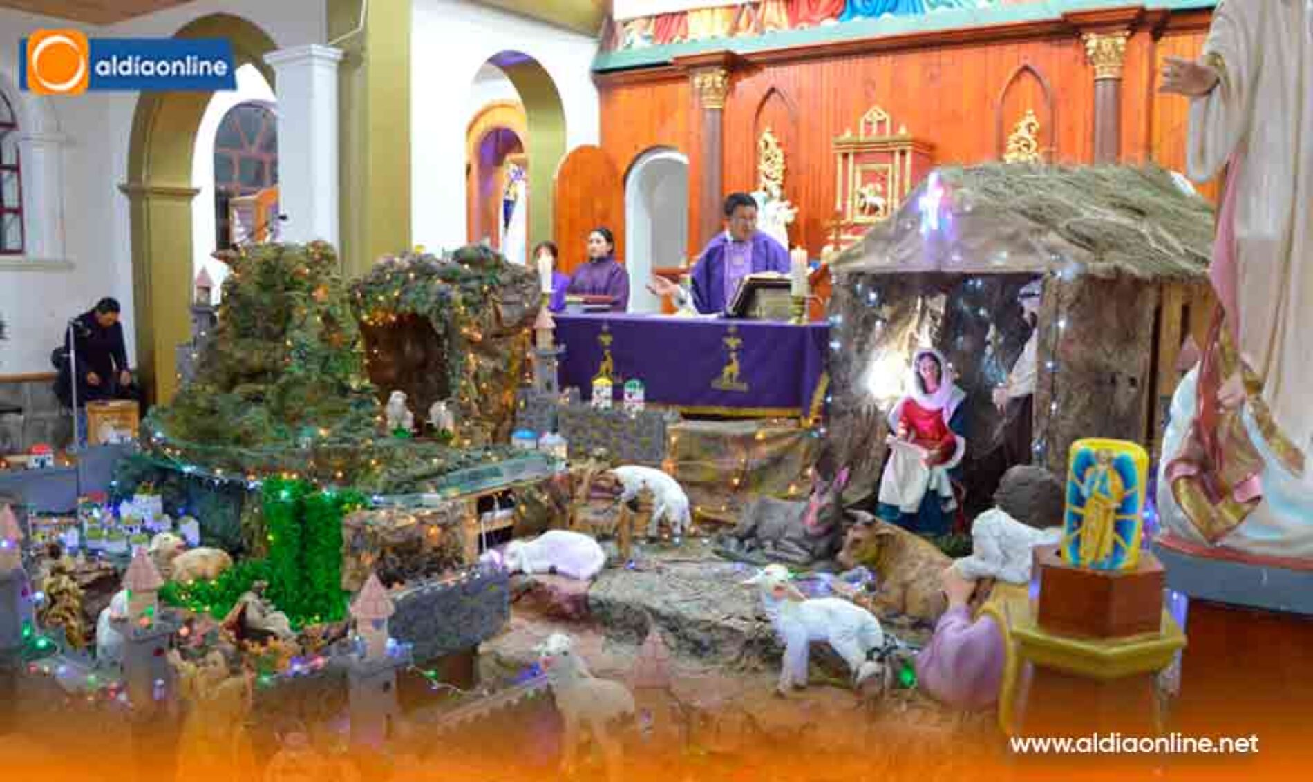 INICIO DE LA NOVENA EN LA PARROQUIA JOSEGUANGO BAJO: UN LLAMADO A LA UNIDAD Y LA ESPERANZA (VIDEO)