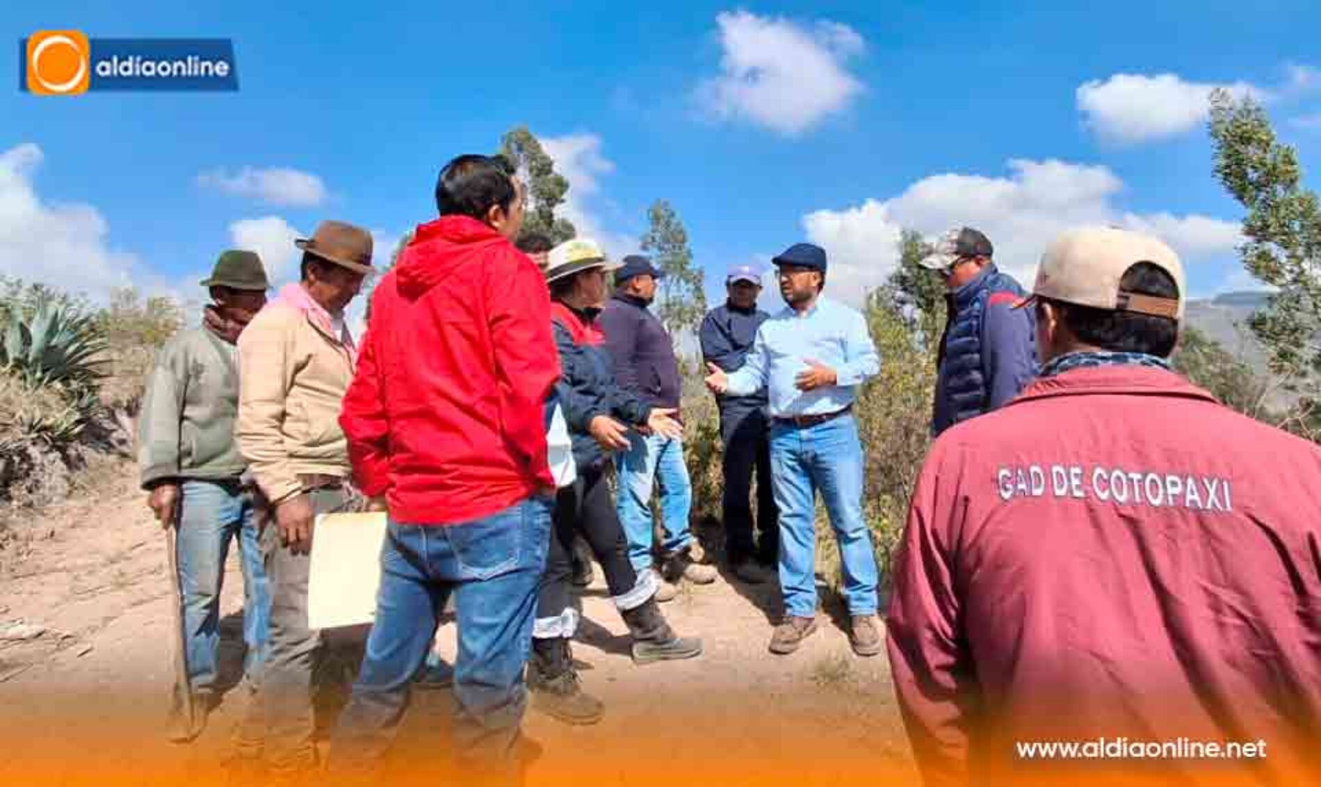 EPAPAP Y PREFECTURA DE COTOPAXI COORDINAN ACCIONES PARA PROTEGER LA TUBERÍA MADRE DE AGUA POTABLE EN SIQUILICA