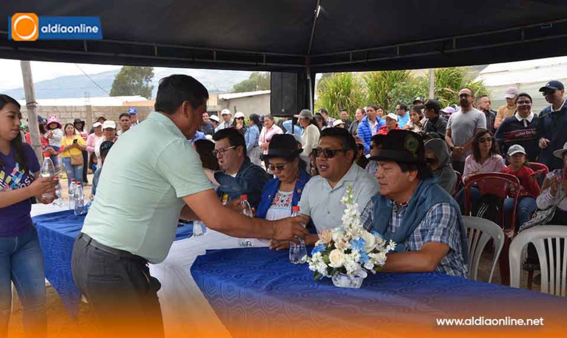 ALCALDÍA DE SALCEDO INAUGURA LA VÍA NÚMERO 37 EN SAN ANDRÉS DE PILALÓ.(VIDEO)