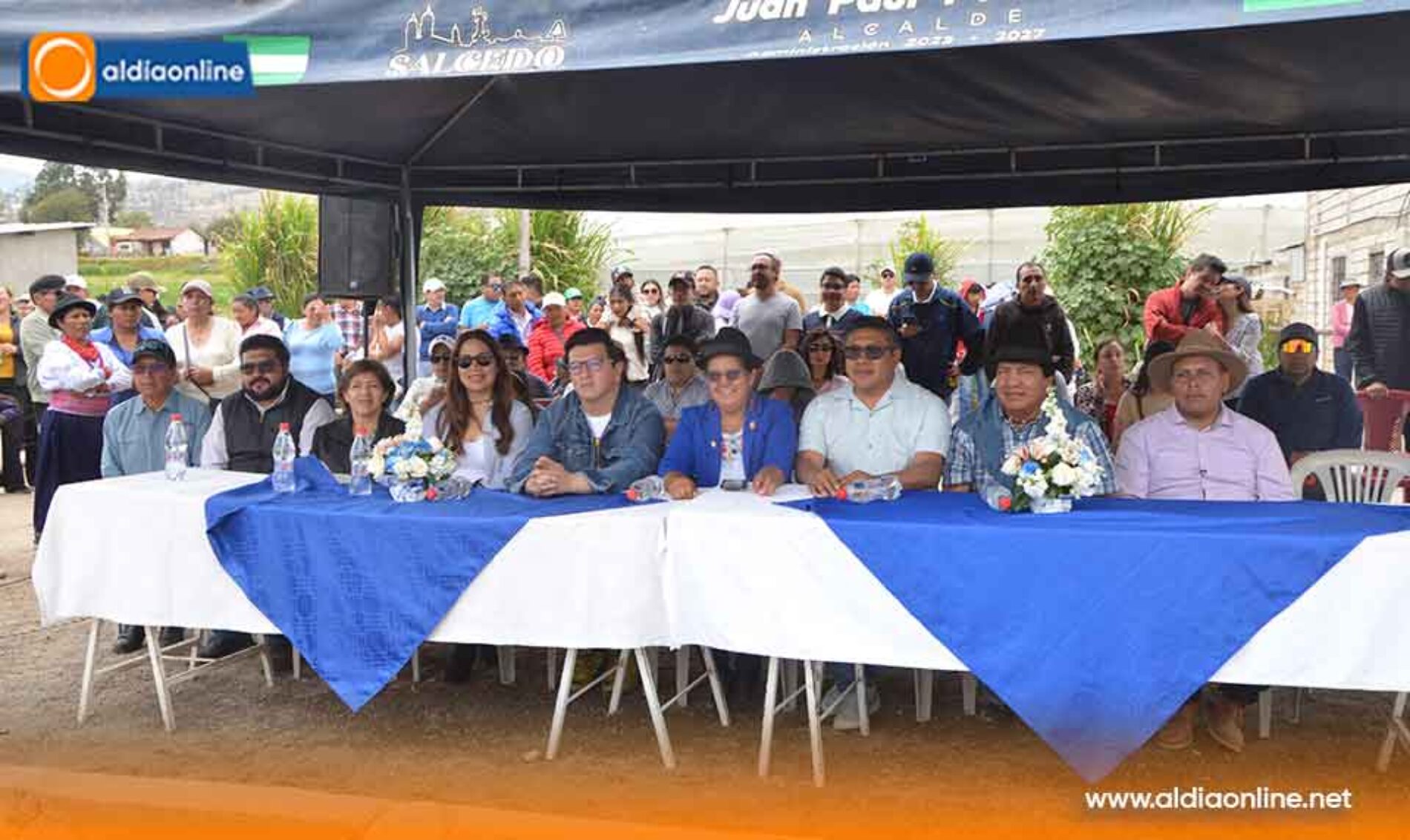 ALCALDÍA DE SALCEDO INAUGURA LA VÍA NÚMERO 37 EN SAN ANDRÉS DE PILALÓ.(VIDEO)