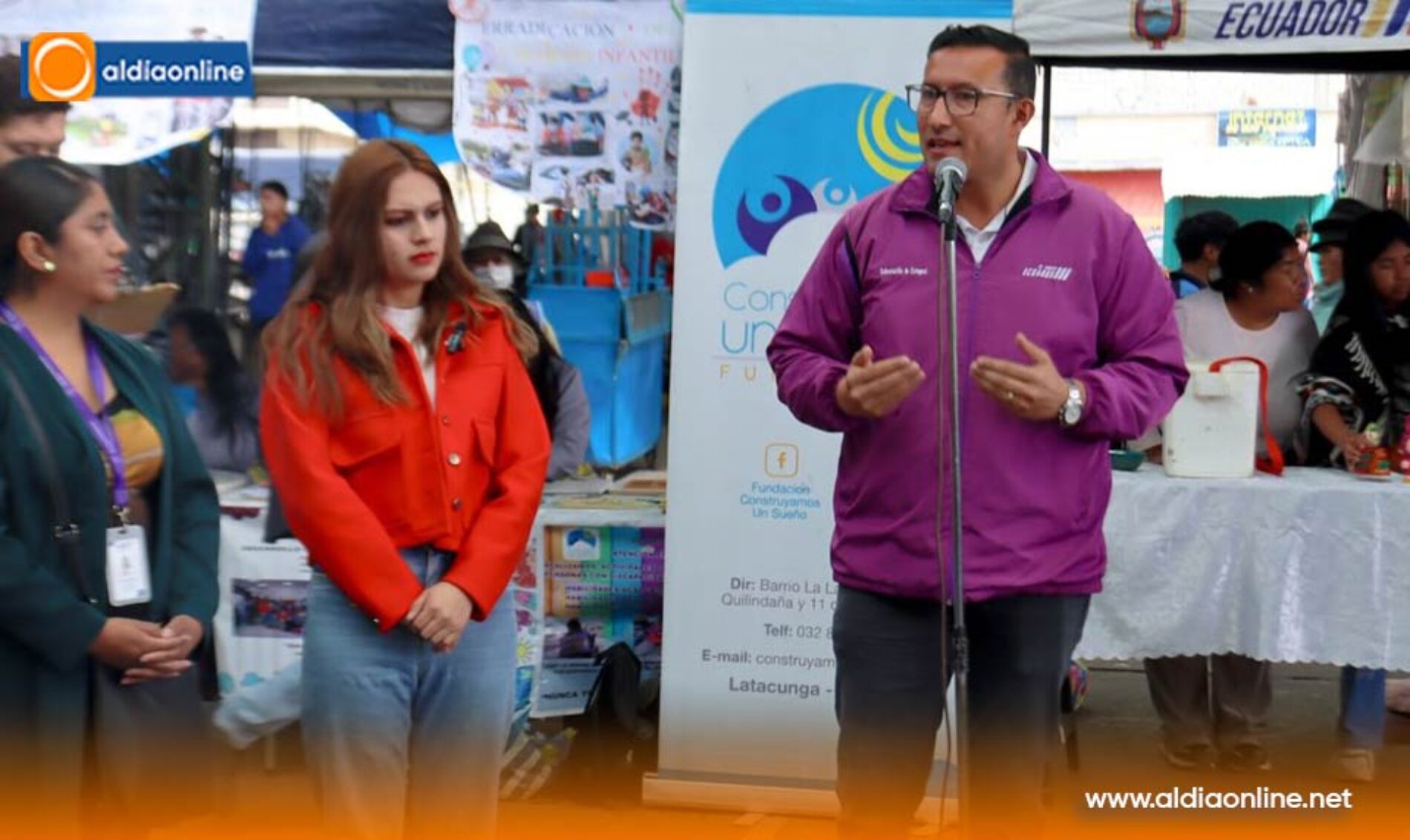 GOBERNADOR DE COTOPAXI PARTICIPÓ EN BRIGADA SOCIAL POR EL NUEVO ECUADOR EN SAQUISILÍ