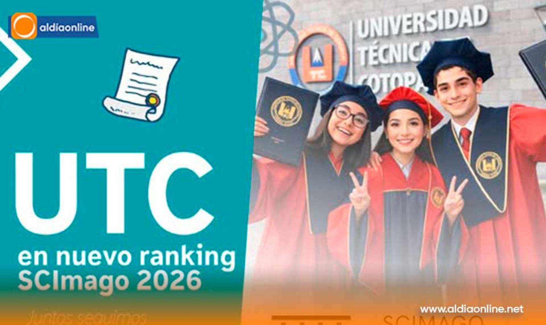 LA UNIVERSIDAD TÉCNICA DE COTOPAXI INGRESA AL RANKING MUNDIAL SCIMAGO Y CONSOLIDA SU PROYECCIÓN INTERNACIONAL