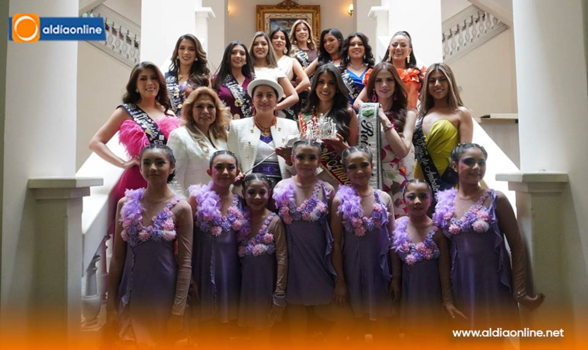 PRESENTACIÓN OFICIAL DE LA CORONA, CETRO, CINTA Y VESTIDO QUE LUCIRÁ LA NUEVA REINA DE AMBATO 2026
