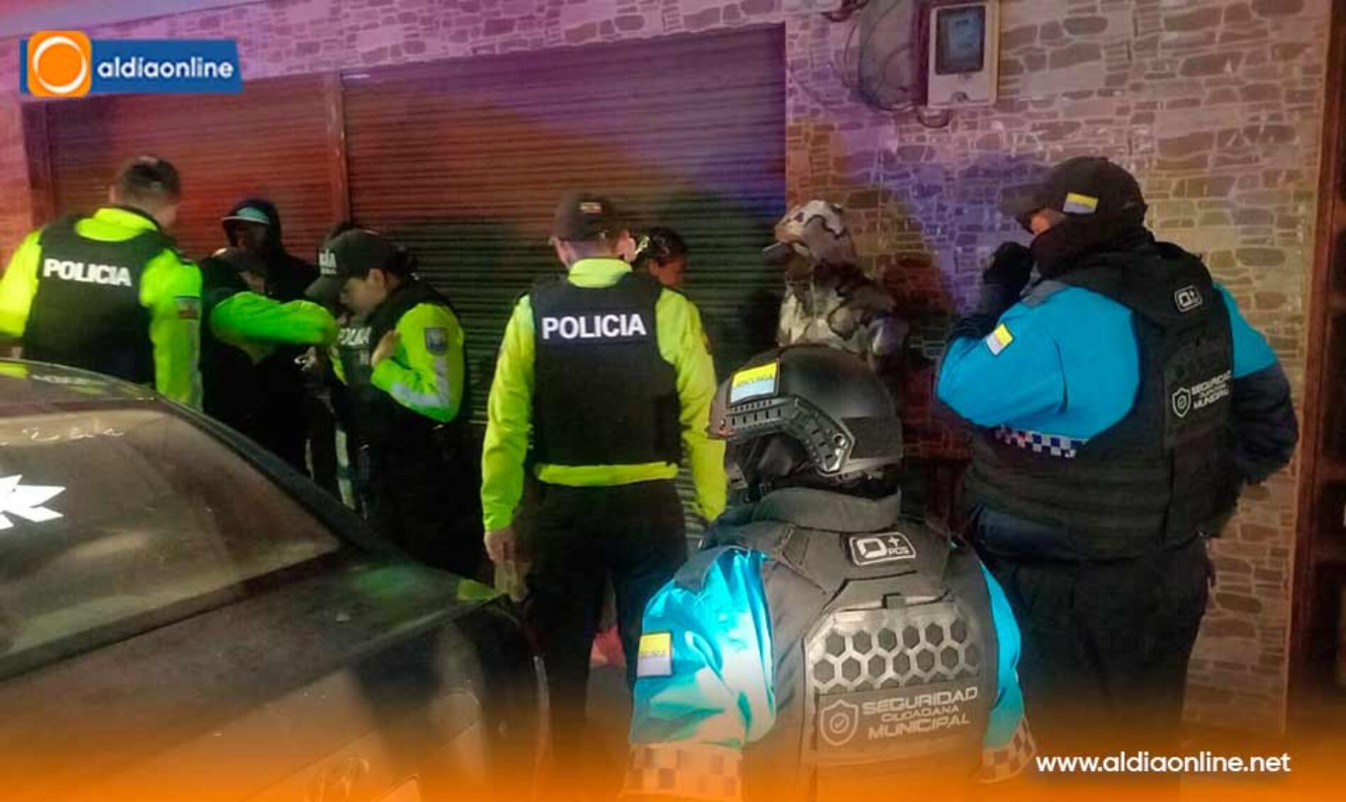 OPERATIVO INTERINSTITUCIONAL REFUERZA EL CONTROL EN BARES Y CANTINAS DE LATACUNGA