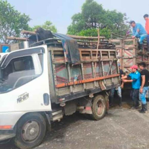 MAQUINARIA MUNICIPAL HABILITÓ NUEVAMENTE LA VÍA SIGCHOS–TOACASO TRAS DESLIZAMIENTOS PROVOCADOS POR LAS LLUVIAS