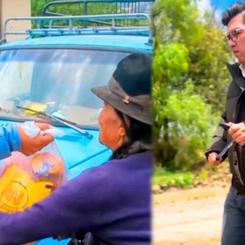 ADULTO MAYOR DE PANZALEO RECIBE AYUDA TÉCNICA Y ALIMENTOS A TRAVÉS DEL PROYECTO “SALCEDO UNIDO CON EL CORAZÓN”