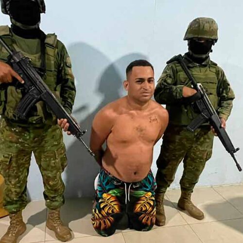 EJÉRCITO ECUATORIANO CAPTURA A ALIAS “GUATUSO” CABECILLA DEL GDO “LOS LOBOS” EN QUEVEDO 