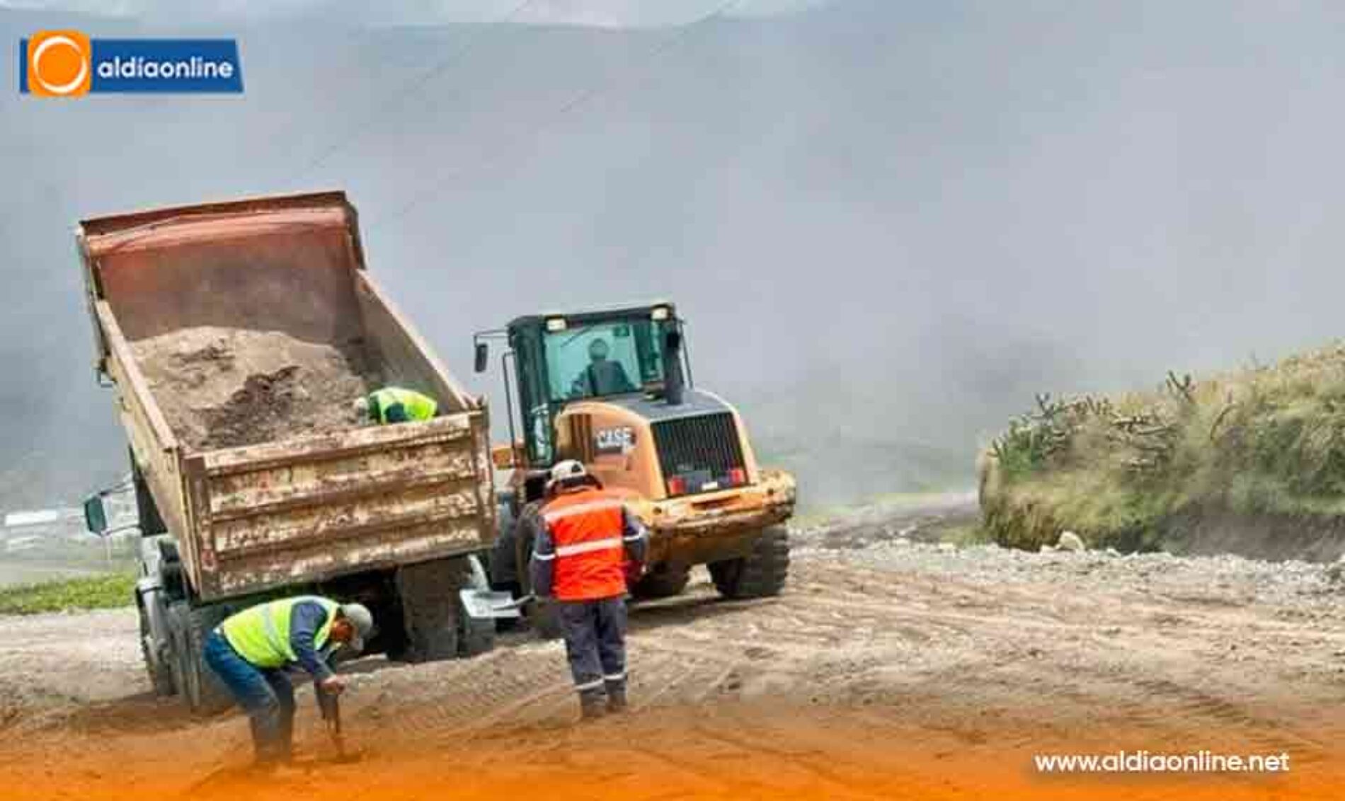 REABREN ANTES DE LO PREVISTO LA VÍA E30 EN EL TRAMO ZUMBAHUA-SARAUGSHA-  APAHUA